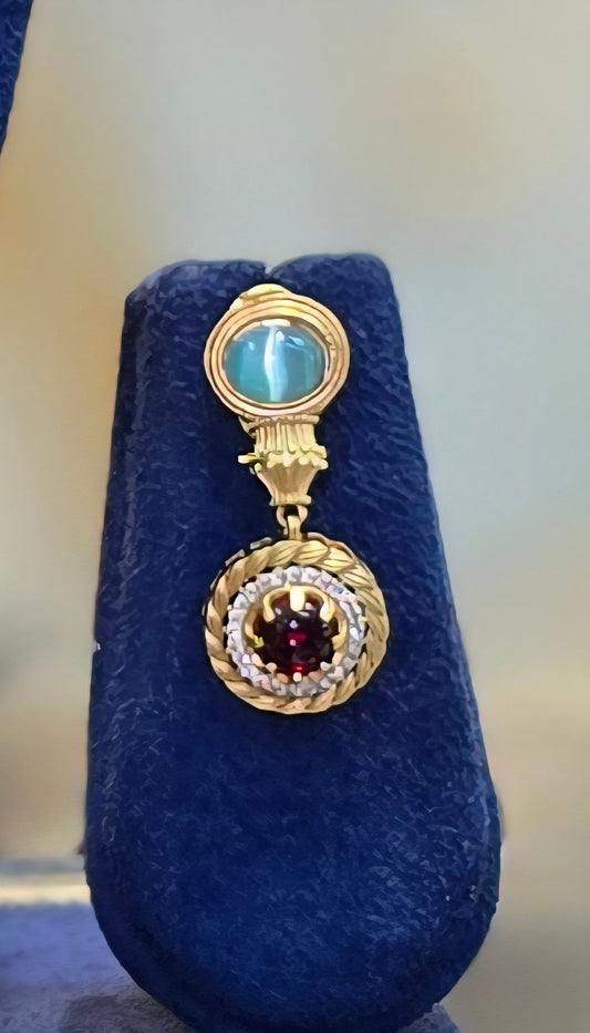 Golden Aura Charm Necklace