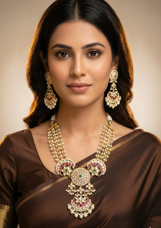 Heritage Shine Kundan Necklace