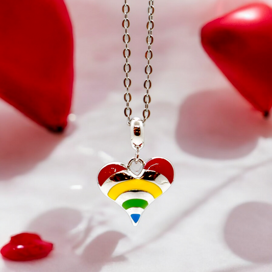 Heart Silvet Charm Pendent