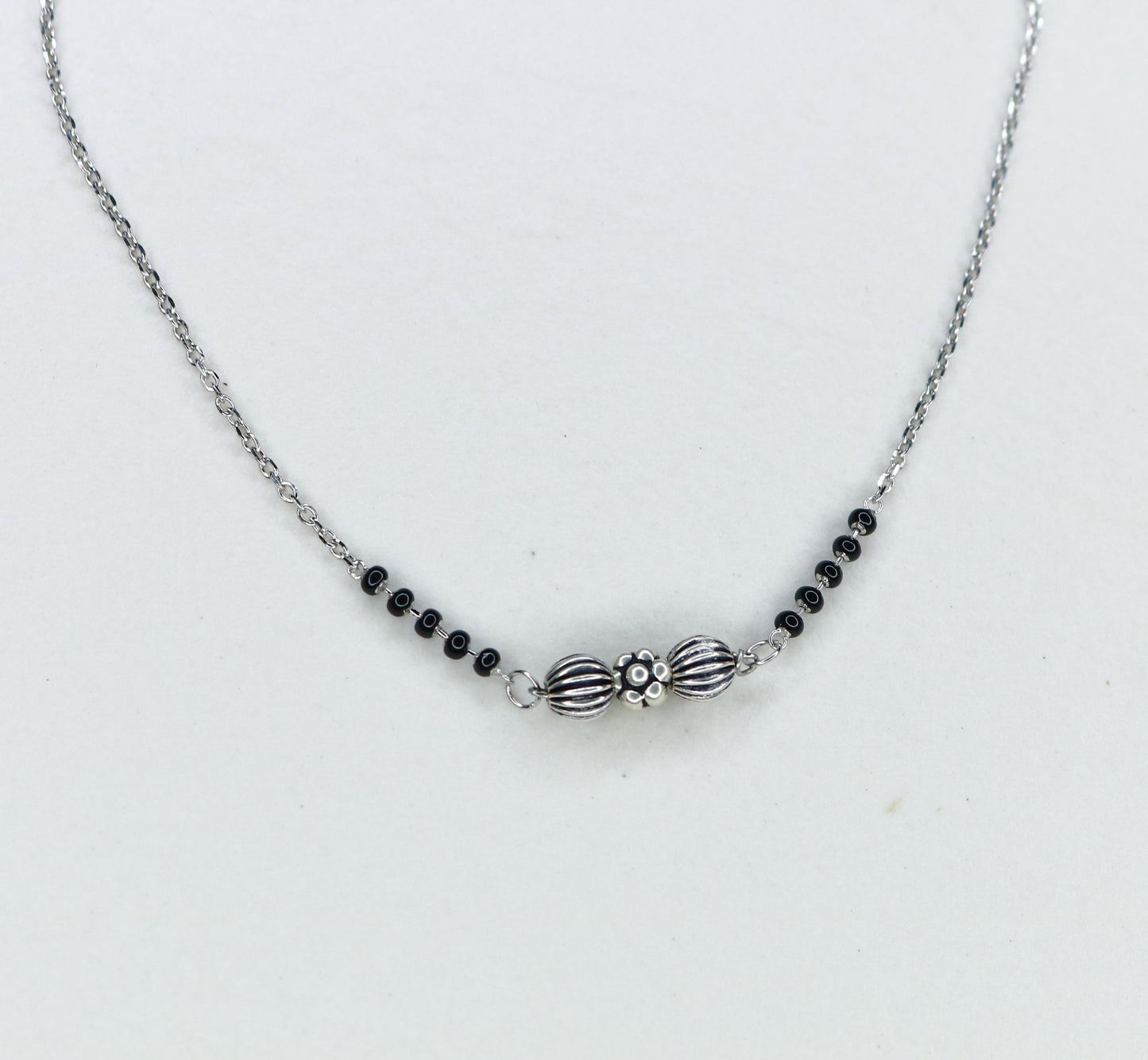 Pure Silver 92.5 Mangalsutra for Women – Daily Wear|Ethnic Style|Handcrafted
