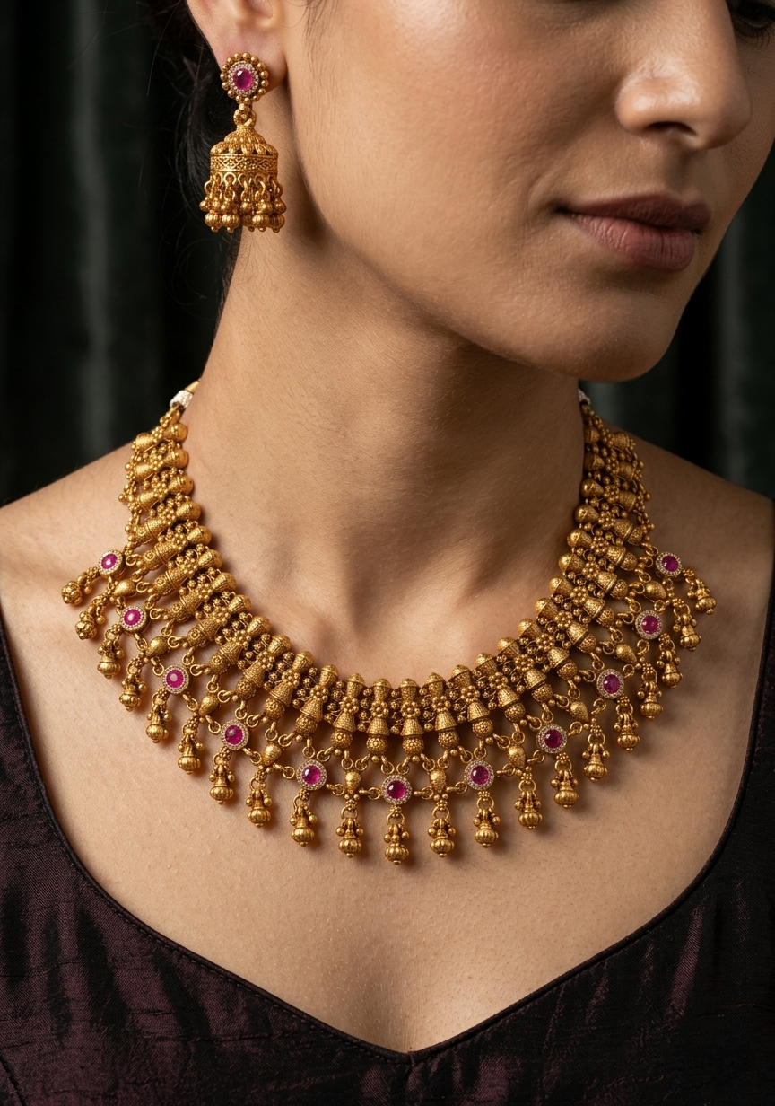 Royal Kundan
Choker Necklace Set