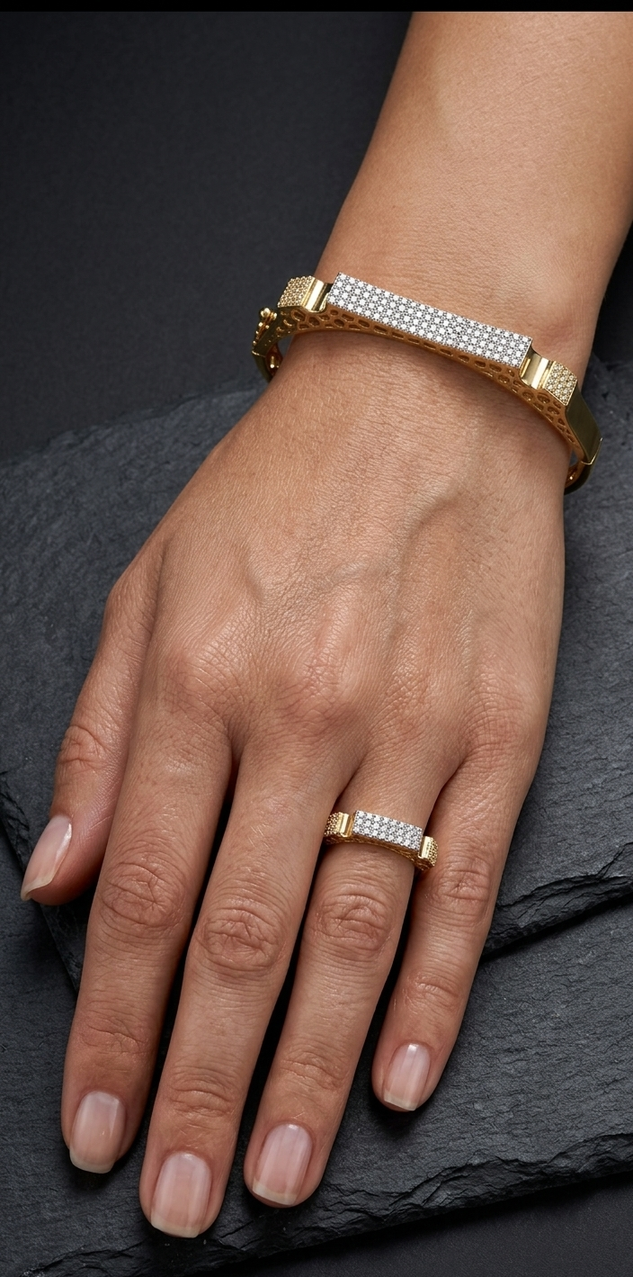Diamond Luxe Bracelet & Ring Set