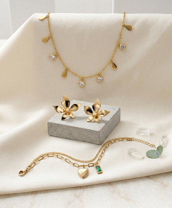 Minimal Anti-Tarnish Jewellery Collection by Jija Jewellery