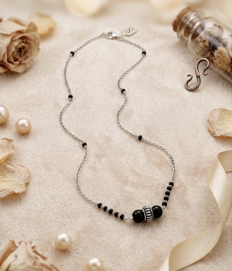 92.5 Silver Mangalsutra Collection – Jija Jewels