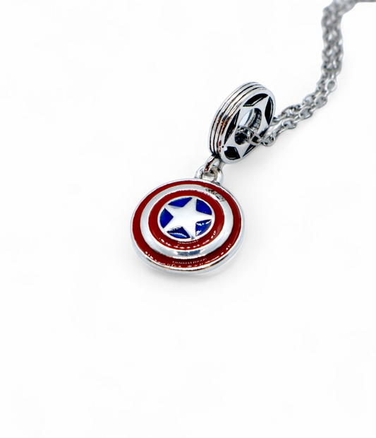 Captain America Silver Charm/Pendent
