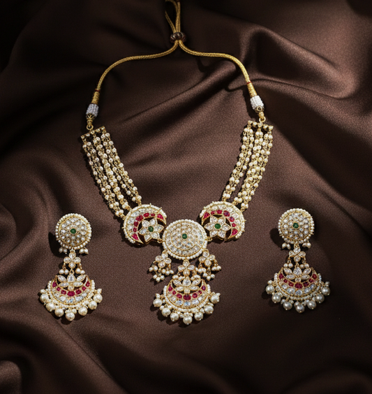 Heritage Shine Kundan Necklace