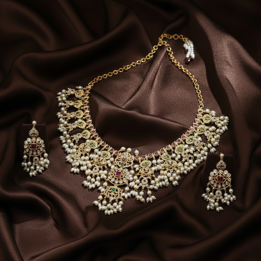 Golden Kaveri Necklace