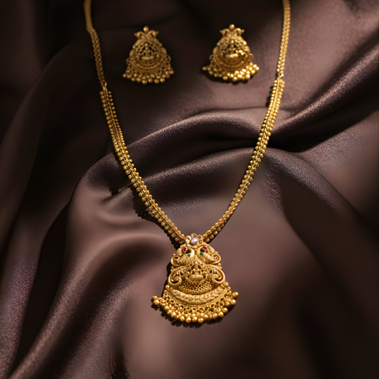 Aaradhya Temple Treasure Necklace