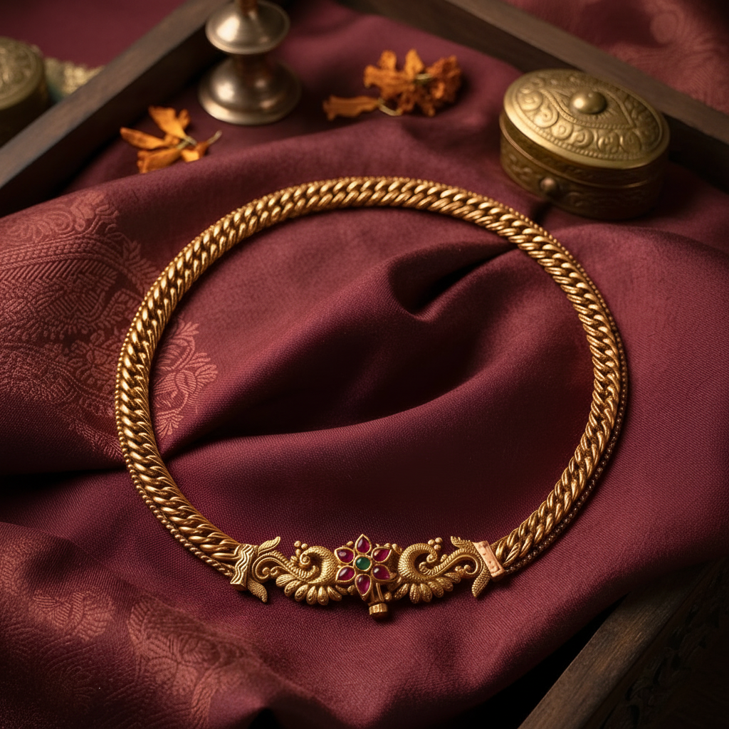 Chitang Necklace Flat Lay