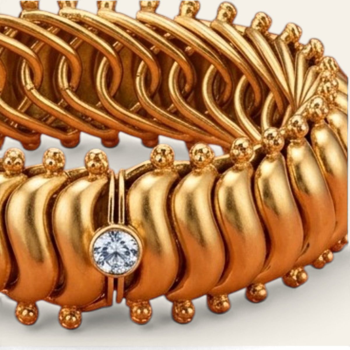 Maharashtrian tode bracelet for weddings, Gudi Padwa and Diwali – Shindeshahi gold plated bridal jewellery