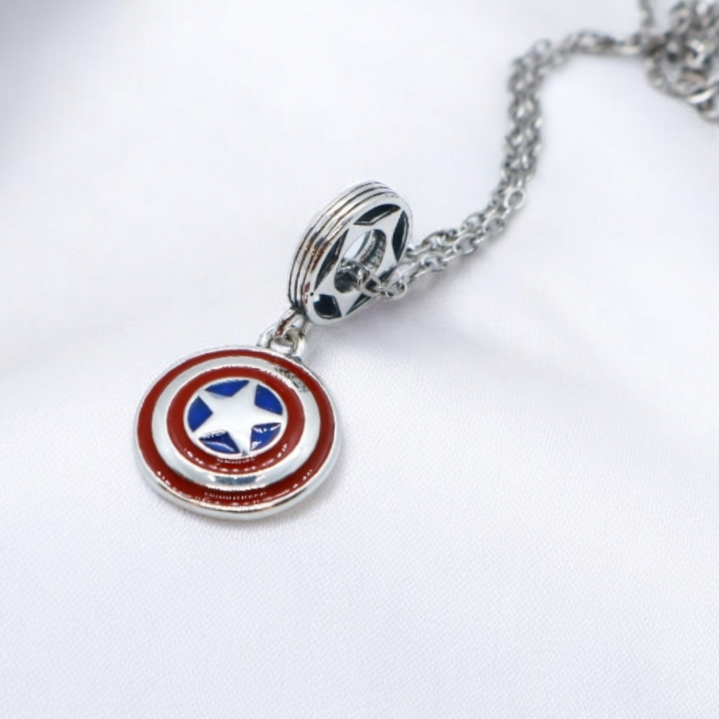 Captain America Silver Charm/Pendent