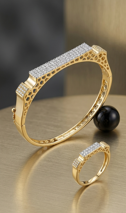 Diamond Luxe Bracelet & Ring Set