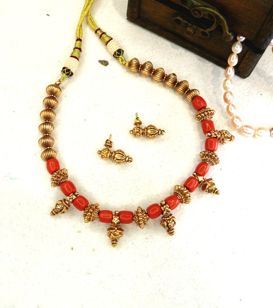 Coral Beads Necklace