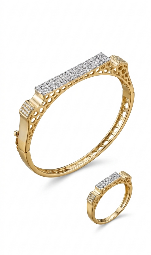 Diamond Luxe Bracelet & Ring Set