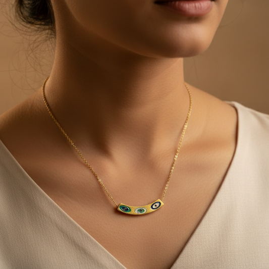 Evil Eye Chain Pendant Necklace