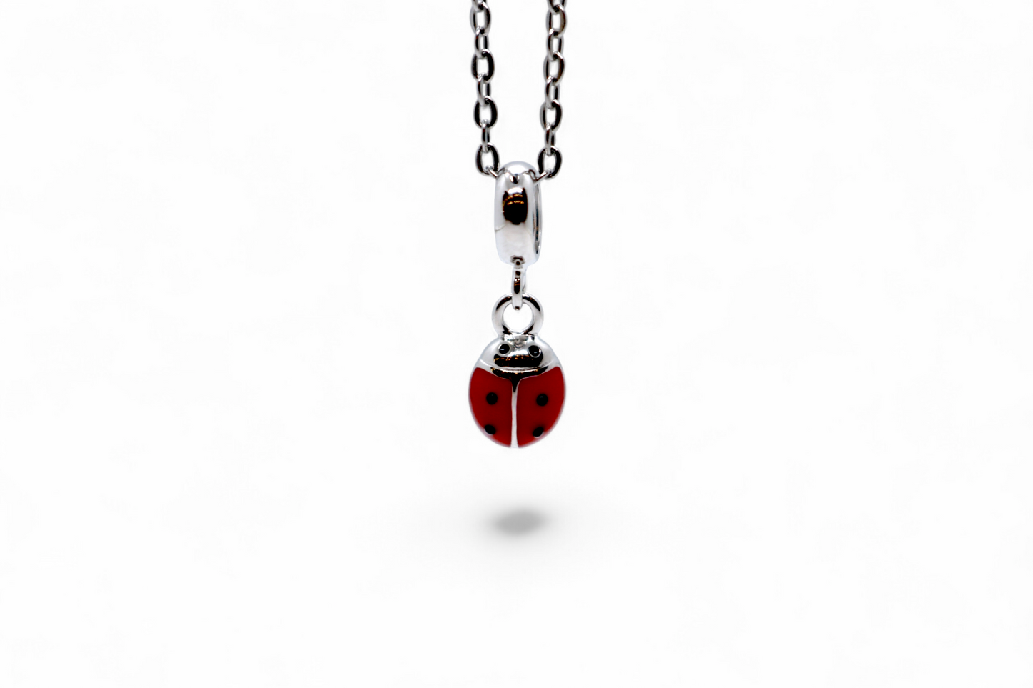 Ladybug Silver Charm Pendent